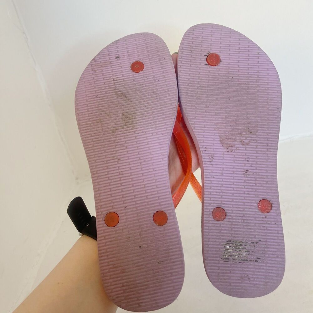 Havaianas Light Purple and Pink Flip Flops Thongs Sandals Women's Size 11-12 US - Picture 4 of 5